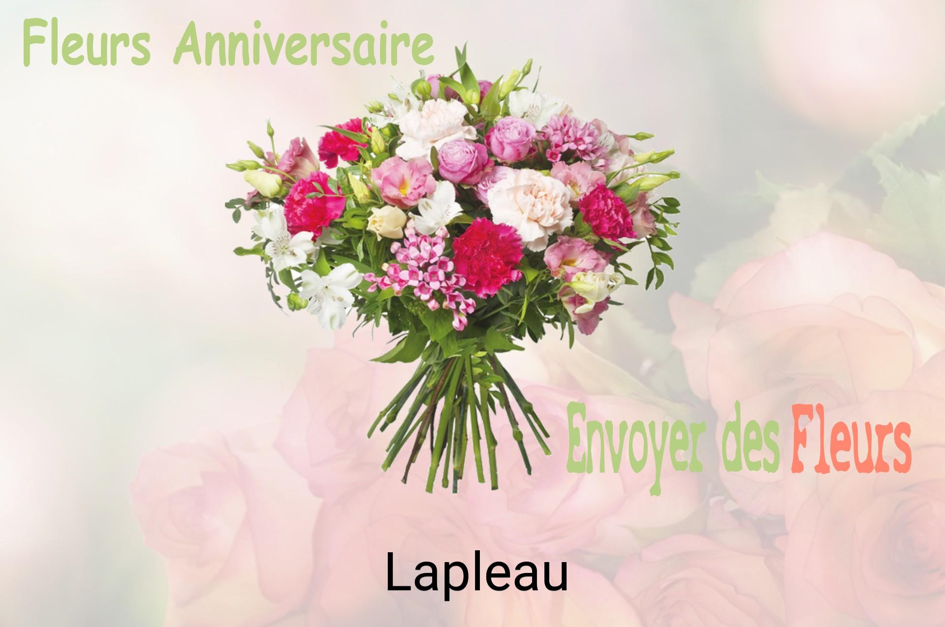 Bouquet de fleurs d’anniversaire livré à Lapleau